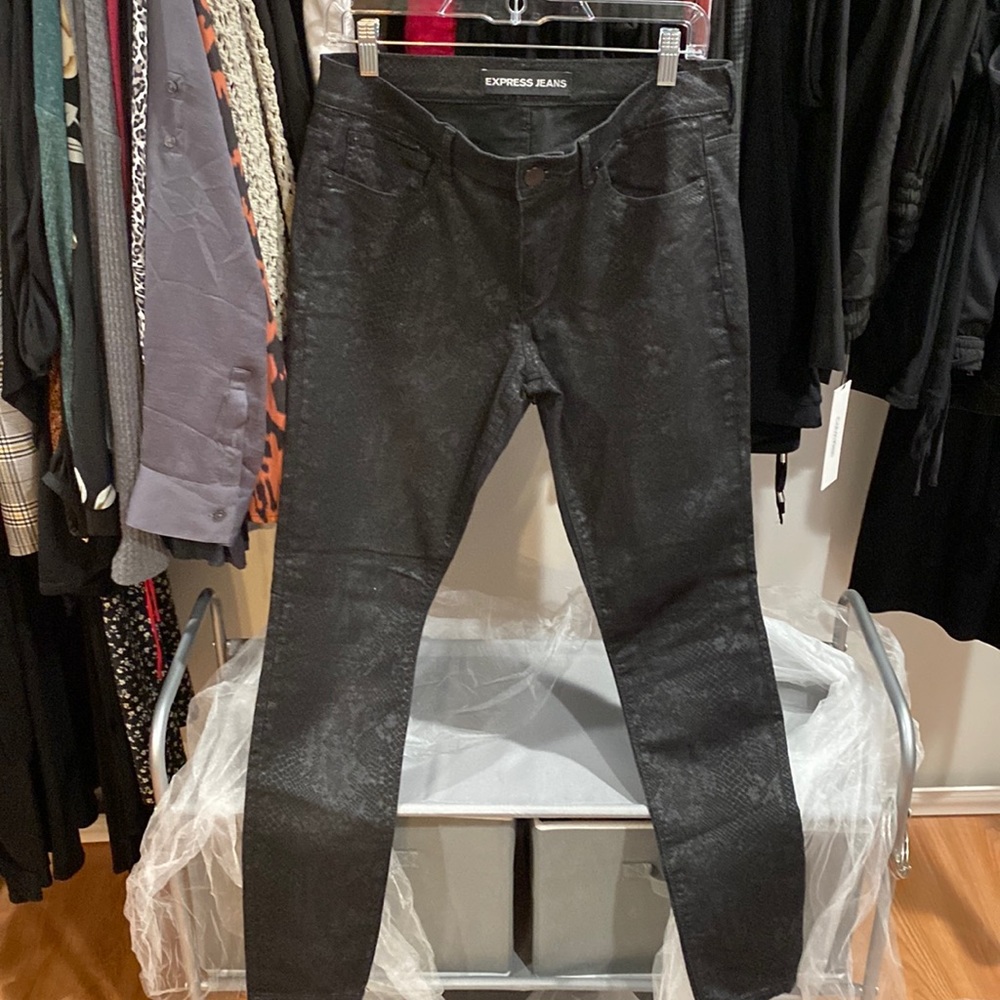 Express snake skin pants